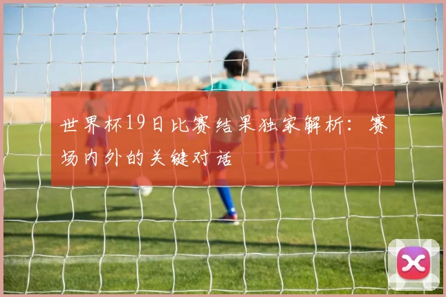 世界杯19日比赛结果独家解析：赛场内外的关键对话